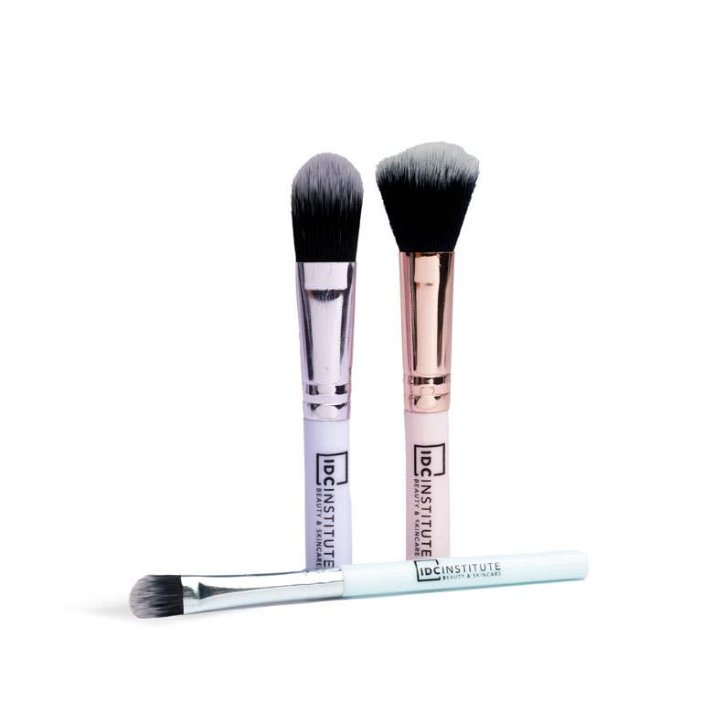 Set di Pennelli per Trucco IDC Institute 3 Pezzi